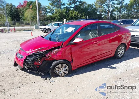 2015 Hyundai Accent Gls from USA, damaged, VIN KMHCT4AEXFU855811